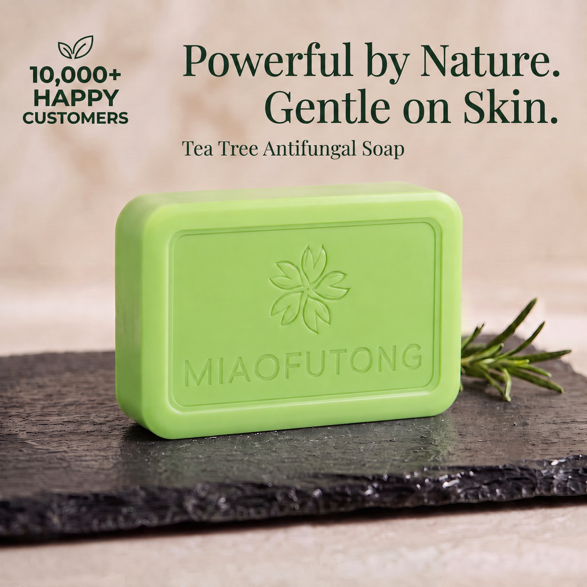 Tea Tree Antifungal Soap Bar – Deep Cleansing Skin Care