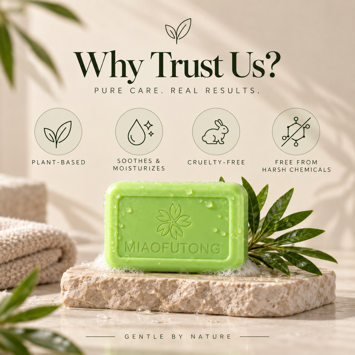 Tea Tree Antifungal Soap Bar – Deep Cleansing Skin Care